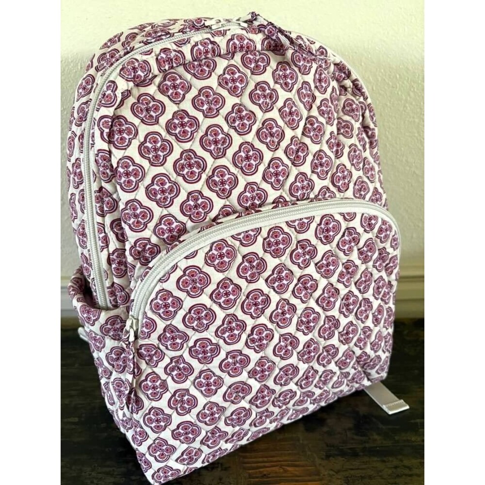 Vera Bradley Essential Backpack Lavender Geo Backpack -NWT